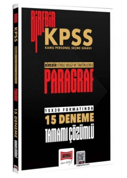 Yargı Kpss Birebir Paragraf 15x30 Formartında Çözümlü Deneme