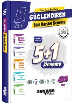 5.Sınıf Tüm Dersler 5 Sarmal 1 Genel Güçlendiren Denemeler Ankara Yayıncılık