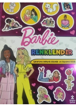 Barbie Renklendir Boyama Doğan çocuk