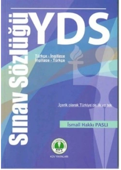 Yds Sınav Sözlüğü Türkçe İngilizce İsmail Hakkı Paslı Yevese Yayıncılık