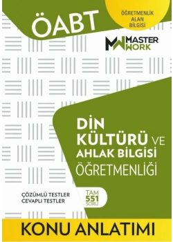 Öabt Din Kültürü Ahlak Bilgisi Öğretmenliği Konu Anlatım Masterwork
