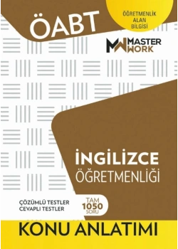 Öabt İngilizce Öğretmenliği Konu Anlatım Masterwork