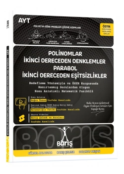 Ayt Polinomlar 2.Dereceden Denklemler Parabol 2.Dereceden Eşitsizlikler Barış Yayın