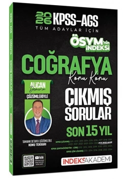 2026 Kpss Ags Tüm Adaylar Coğrafya Son 15 Yıl Konu Konu Çıkmış sorular İndeks Akademi