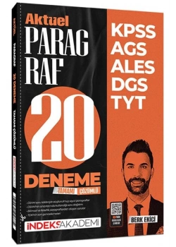 2026 Kpss Ags Ales Dgs Tyt Aktüel Paragraf 20 Çözümlü Deneme İndeks Akademi