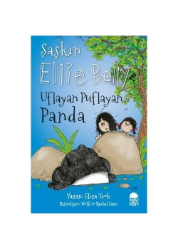 Şaşkın Ellie Belly Uflayan Puflayan Panda Mavi Kirpi
