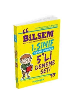 1.Sınıf Bilsem Çözümlü 5 Li Deneme Sınavı  Zekiçocuk