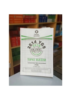Ösym 2014 Ygs Soru Kitapçığı Tıpkı Basım