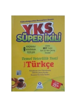 Yks Süper İkili Tyt Türkçe  Ö Akademi