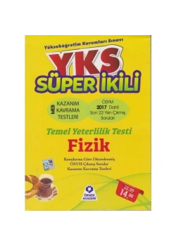 Yks Süper İkili Tyt Fizik  Ö Akademi
