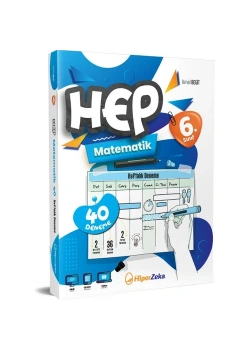 Hiperzeka 6.Sınıf Hep Matematik 40 Deneme
