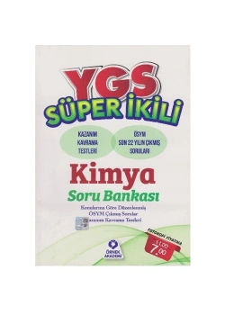 Ygs Süper İkili Kimya Soru Bankası  Ö Akademi