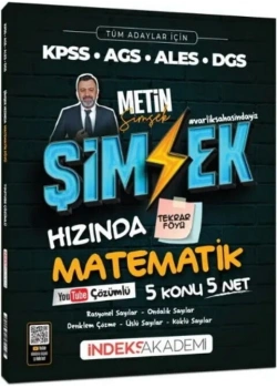 İndeks Tüm Adaylar Kpss Ags Ales Dgs Şimşek Hızında Matematik 5 Konu 5 Net