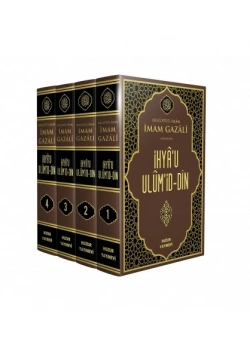 İhyau Ulumiddin 4 Cilt Takım Şamua Kağıt Huzur Yayın