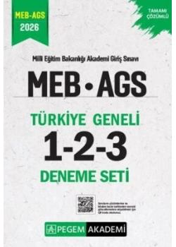 Pegem 2026 Kpss Meb Ags Türkiye Geneli 1-2-3 Deneme Seti