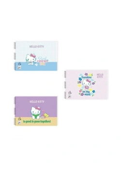 KESKİN COLOR Hello Kitty 17*25 15 Yp. Spiralli Resim Defteri 300115-13