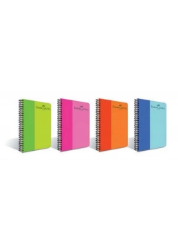 Faber Castell Defter Bicolor Spiralli Pp Kapak 100 Yaprak Düz 5075000132000