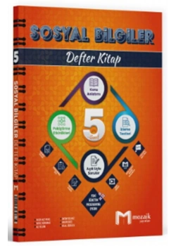 Mozaik 5.Sınıf Sosyal Bilgiler Defter Kitap