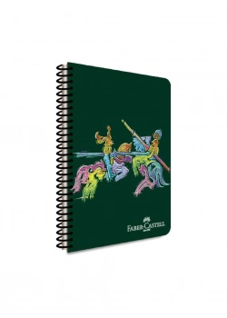 Faber Castell Defter Knights Klas Pp Kapak Spiralli 100 Yaprak Çizgisiz 5075000446000