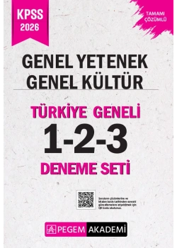 Pegem 2026 Kpss Gy Gk Türkiye Geneli 1-2-3 Deneme Seti