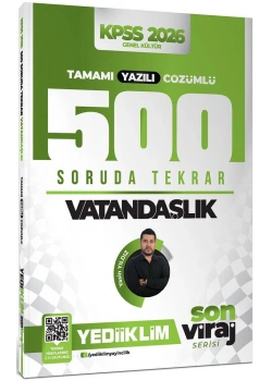 Kpss 2026 Ags Gk Vatandaşlık 500 Soruda Tekrar Son Viraj Yediiklim