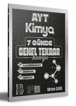 Ayt Kimya 7 Günde Genel Tekrar Kampı Benim Hocam