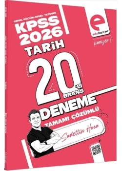 Kpss 2026 Tarih 20 li Çözümlü Branş Deneme Edu Kariyer
