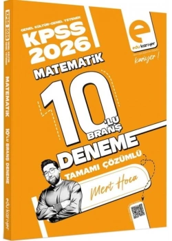 Kpss 2026 Matematik 10 lu Çözümlü Branş Deneme edu Kariyer