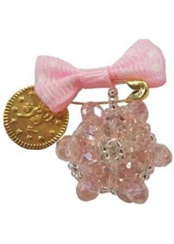 Boyun Cevşeni Boncuklu Küçük Bebe Pembe
