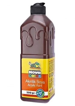 NOVA COLOR AKRİLİK BOYA 500 GR KAHVE