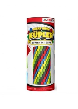 Redka Naturel Ahşap Küpler(100 Parça)