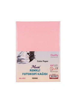 Masis Renkli Fotokopi Kağıdı Pembe Fk100-P