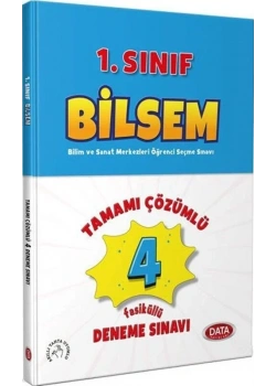 Data 1.Sınıf Bilsem 4 Çözümlü Deneme