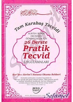 26 Derste Prati̇K Tecvi̇D Uygulamalari *Tam Karabaş Tecvi̇Di̇ A