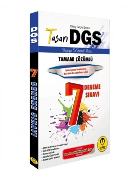 Tasarı Dgs Çözümlü 7 Deneme 2020