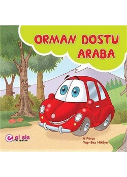 Orman Dostu Araba-Yapboz Hikaye-15*15 K021