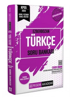 Pegem 2023 Kpss Gy Gk Ezberbozan Türkçe Soru Bankası