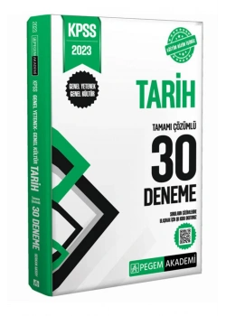 Pegem 2023 Kpss Tarih 30 Çözümlü Deneme