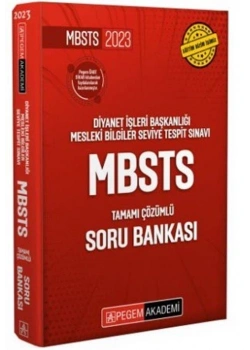 Pegem 2023 Mbsts Çözümlü Soru Bankası