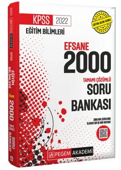 Pegem Kpss 2022 Eğitim Bilimleri Efsane 2000 Çözümlü Soru Bankası