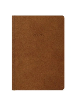 Keskin Color 14*20 Günlük Termo Deri Ajanda Kahverngi 600015-99  2025