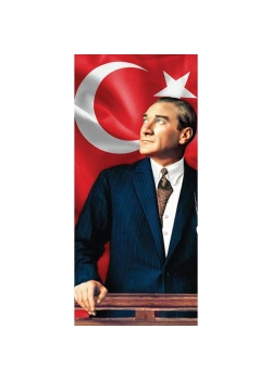 Blue Focus Kutulu 230 Parça Puzzle Bayrak Ve Atatürk Mavi Lale