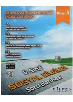 Bilfen 5.Sınıf Biltest Sosyal Bilgiler Soru Bankası