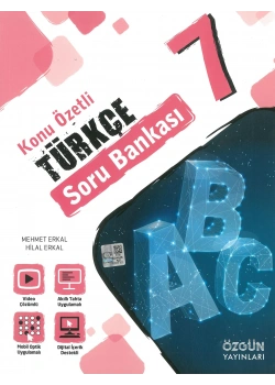 Özgün 7.Sınıf Türkçe Konu Özetli Soru Bankası