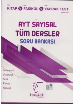 Karekök Ayt Sayısal Tüm Dersler Soru Bankası