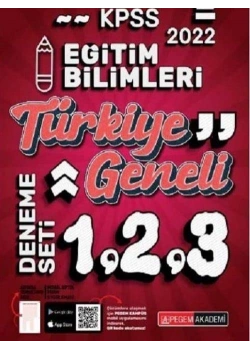 Pegem Kpss 2022 Eğitim Bilimleri Türkiye Geneli Deneme 1-2-3