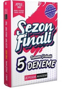 Pegem 2022 Kpss Gy Gk Sezon Finali 5 Çözümlü Deneme