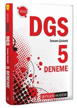 Pegem 2022 Dgs Çözümlü 5 Deneme