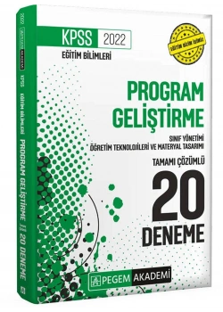 Pegem Kpss 2022 Eğitim Bilimleri Program Geliştirme 20 Eneme