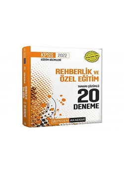 Pegem Kpss 2022 Eğitim Bilimleri Rehberlik 20 Çözümlü Deneme